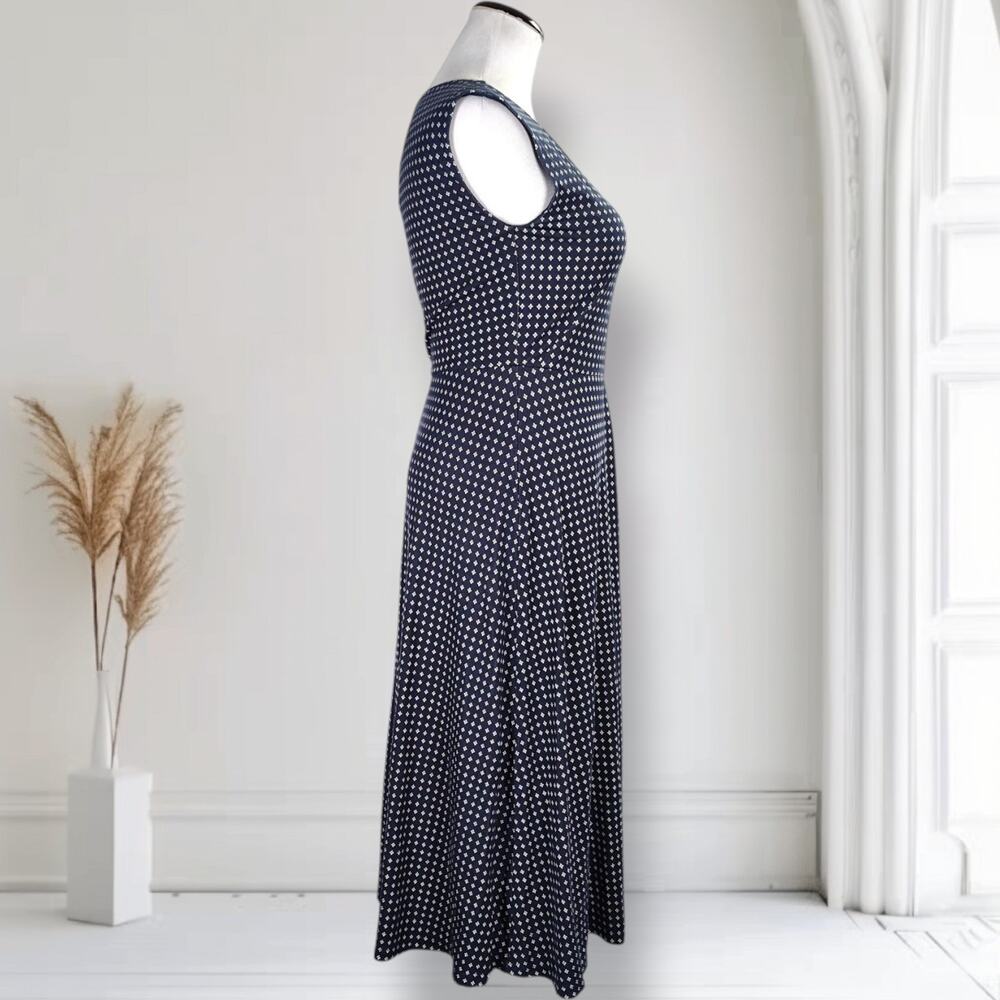 Weekend Max Mara NWT Navy Fit Flare Midi Dress Stretch Jersey Size S - Picture 7 of 16